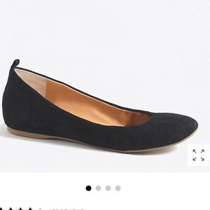 J Crew Anya Suede Ballet Flat
